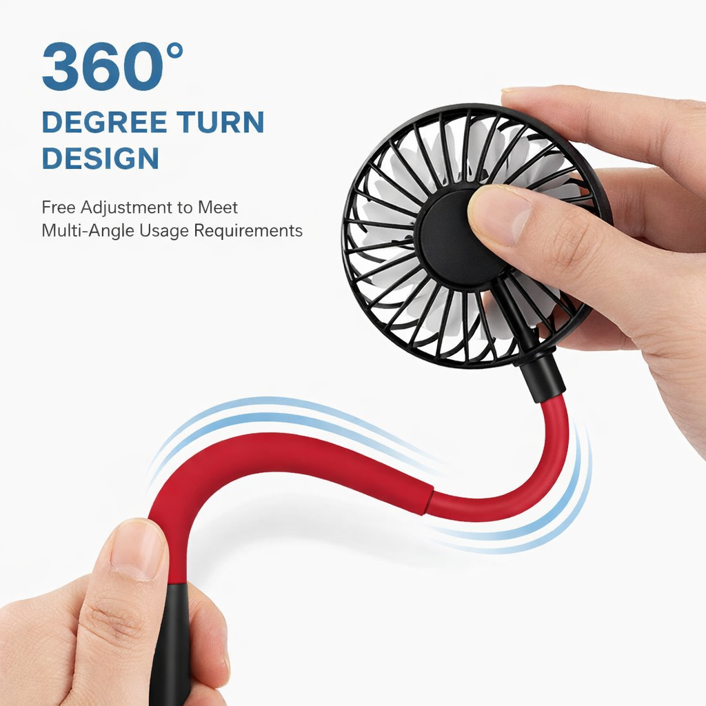 BreezeBand™ Hands-Free Cooling Neck Fan